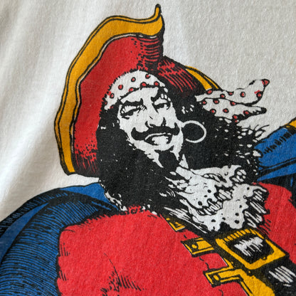 90's Captain Morgan キャプテン・モルガン アドバタイジングTシャツ 企業T アルコール 白/C1242T-SO