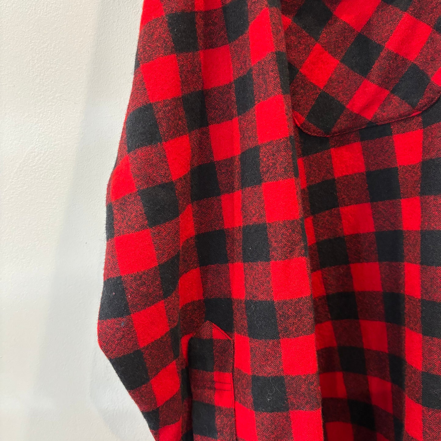 70's Pendleton ペンドルトン ボードシャツ 赤黒(XL)/C1505S-S0