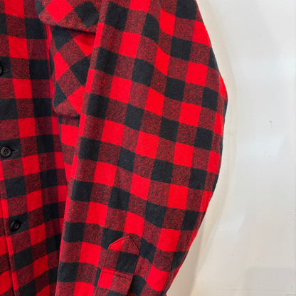 70's Pendleton ペンドルトン ボードシャツ 赤黒(XL)/C1505S-S0