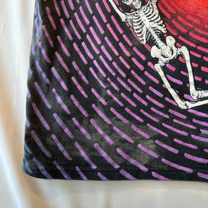 90's Grateful Dead ”Spiral Skeletons" グレイトフル・デッド 総柄Tシャツ スカル バンドT WILD OATS(XL)/C1241T-SO