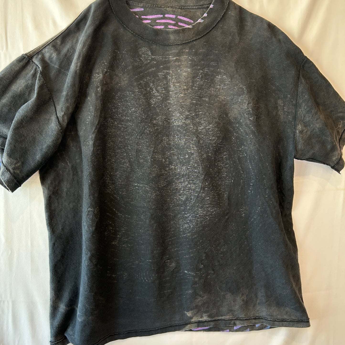 90's Grateful Dead ”Spiral Skeletons" グレイトフル・デッド 総柄Tシャツ スカル バンドT WILD OATS(XL)/C1241T-SO