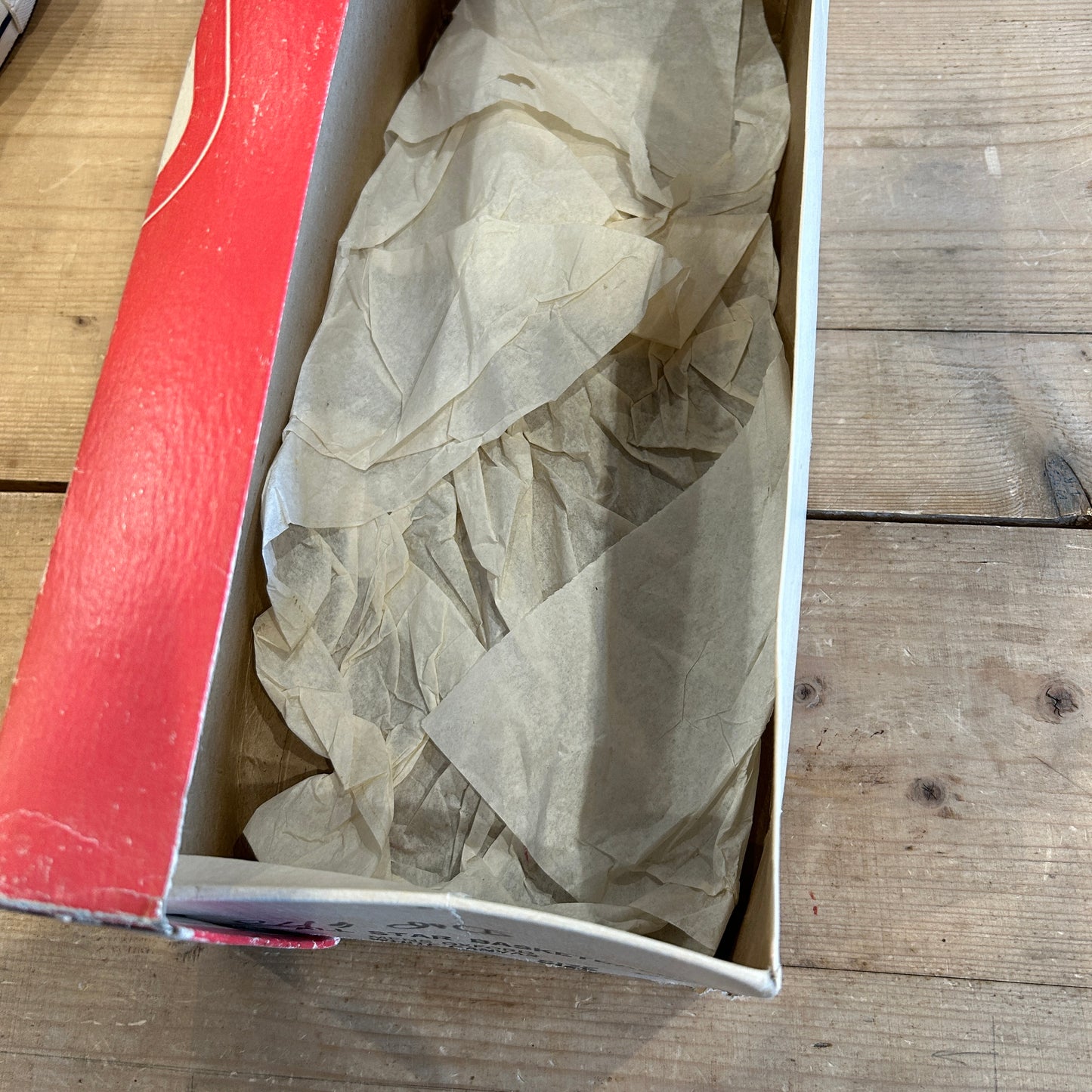 70's~80's CONVERSE コンバース ALL STAR 生成り ホワイトキャンバス デッドストック USA製 US 13 1/2(32cm)/A0496AC-SO