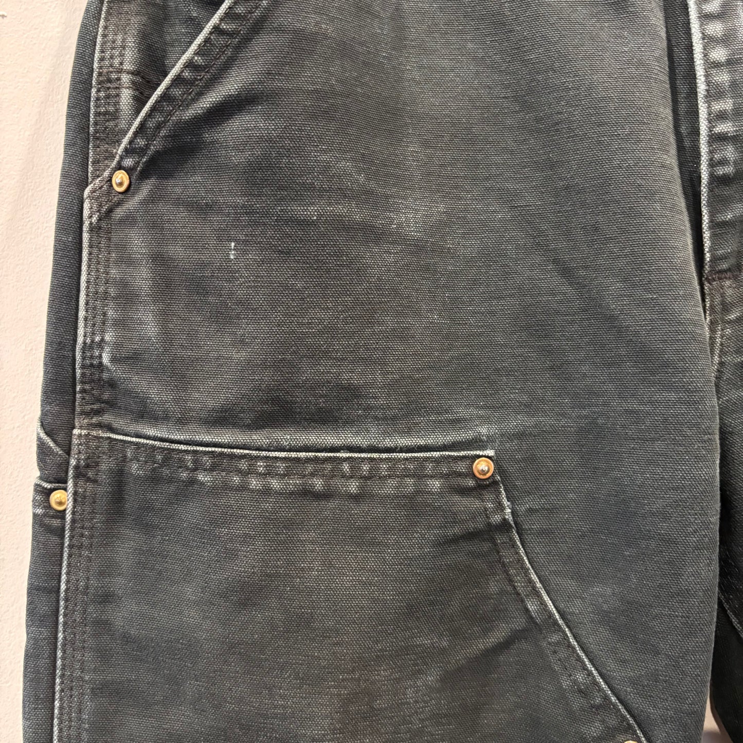 Carhartt カーハート ダブルニーパンツ Loose Original Fit B01 BLK (32×30)/C1640P-SO
