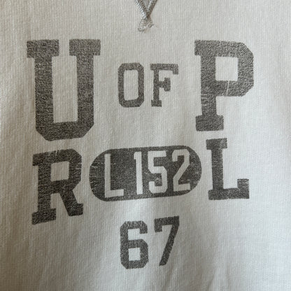 Polo by Ralph Lauren ラルフローレン オーバーサイズスウェット アイボリー/ヘザーグレー(XL)/C0278S-SO