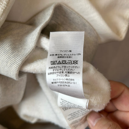 Polo by Ralph Lauren ラルフローレン オーバーサイズスウェット アイボリー/ヘザーグレー(XL)/C0278S-SO