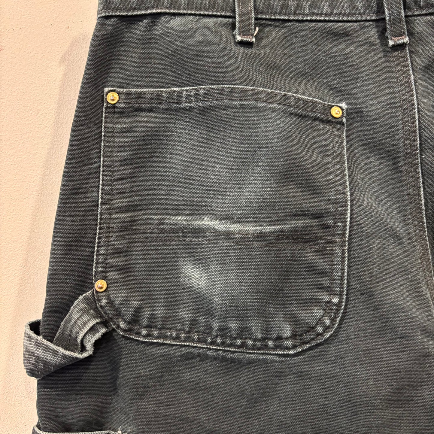 Carhartt カーハート ダブルニーパンツ Loose Original Fit B01 BLK (32×30)/C1640P-SO