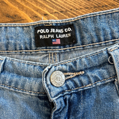 POLO JEANS ラルフローレン デニムペインターショーツ 薄青(W34)/B2291P-SO