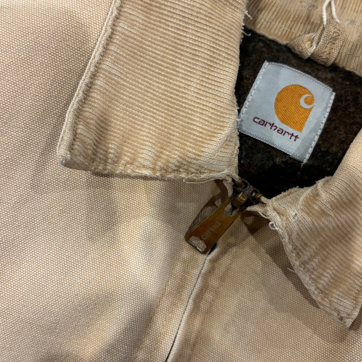 90's Carhartt カーハート デトロイトジャケット ベージュ (サイズ不明)/A8834J-SO