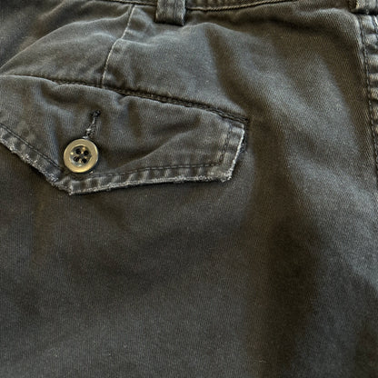90's Polo Ralph Lauren ”POLO 67 CHINO"ラルフ ミリタリーカーゴショーツ ハーフバンツ ネイビー(W34)/B2303P-SO