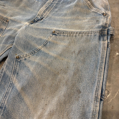 00's Carhartt カーハート ダブルニー デニムペインターパンツ B73 DST ライトブルー (W34/L32) /B3726P-SO
