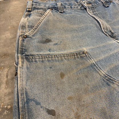 00's Carhartt カーハート ダブルニー デニムペインターパンツ B73 DST ライトブルー (W34/L32) /B3726P-SO