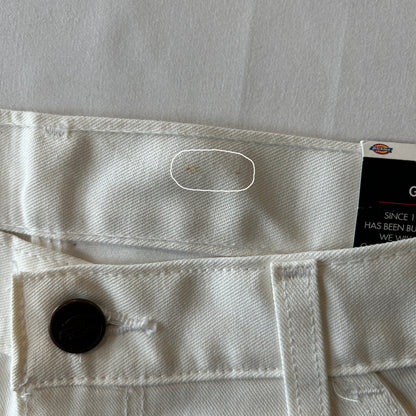 未使用品 Dickies × Sherwin Williams ペインターショーツ ハーフパンツ ホワイト(30)/C1252P-SO
