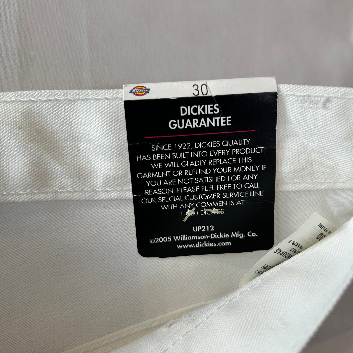 未使用品 Dickies × Sherwin Williams ペインターショーツ ハーフパンツ ホワイト(30)/C1252P-SO
