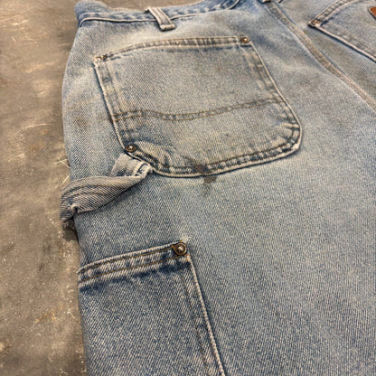 00's Carhartt カーハート ダブルニー デニムペインターパンツ B73 DST ライトブルー (W34/L32) /B3726P-SO