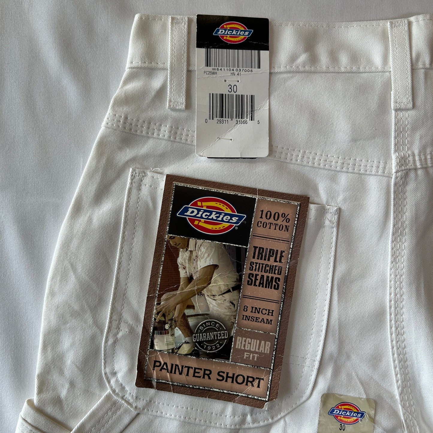 未使用品 Dickies × Sherwin Williams ペインターショーツ ハーフパンツ ホワイト(30)/C1252P-SO