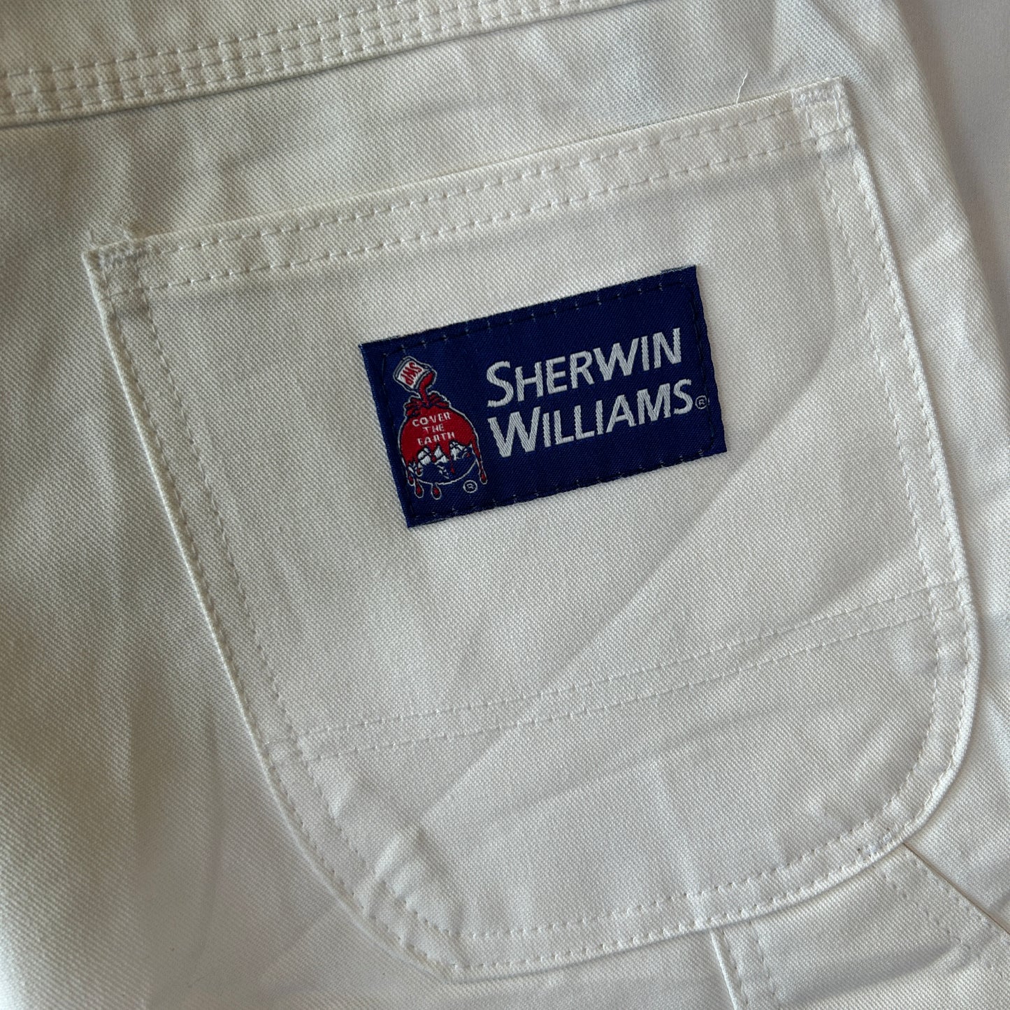 未使用品 Dickies × Sherwin Williams ペインターショーツ ハーフパンツ ホワイト(30)/C1252P-SO