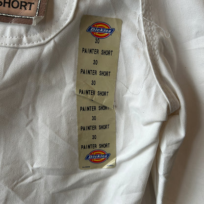 未使用品 Dickies × Sherwin Williams ペインターショーツ ハーフパンツ ホワイト(30)/C1252P-SO