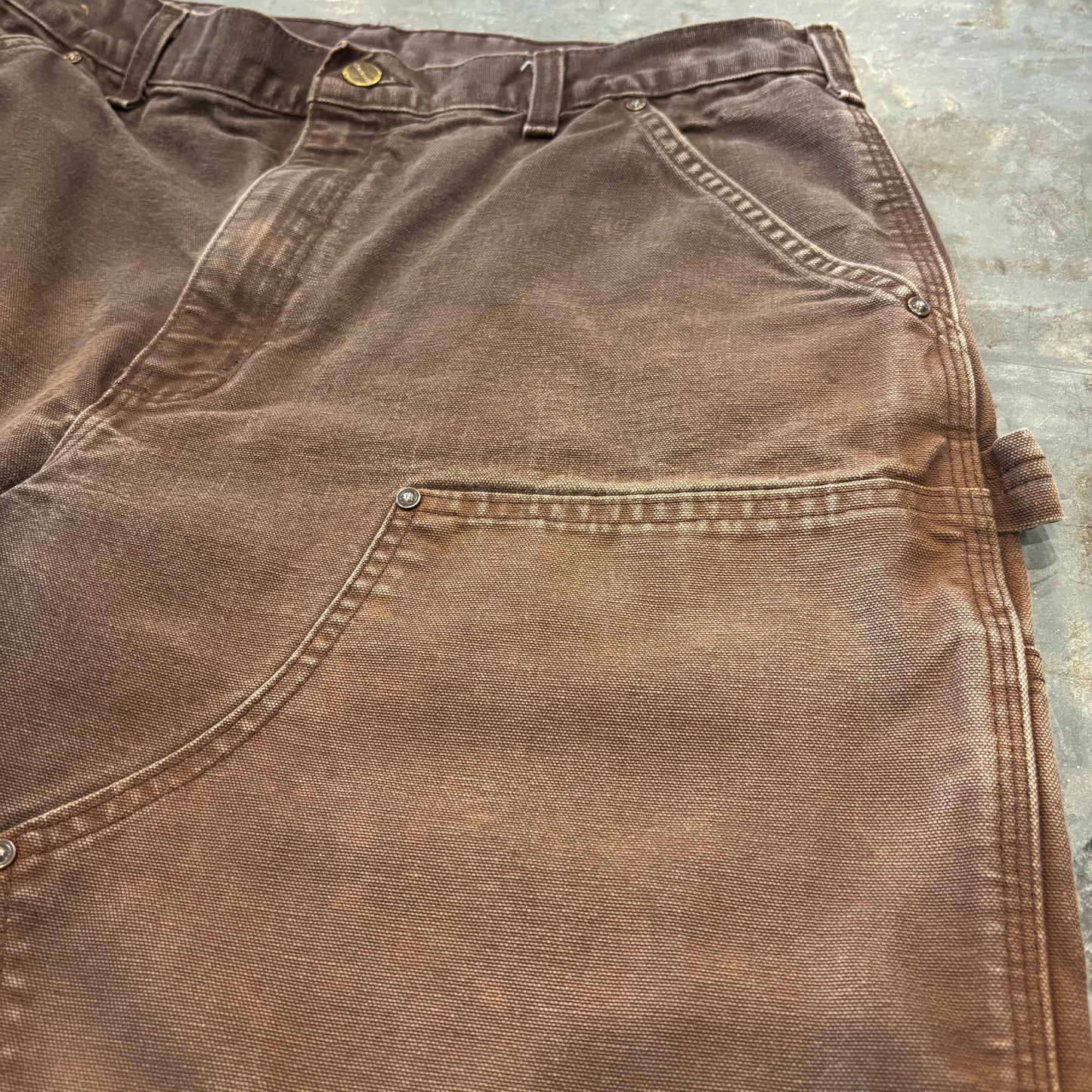 00's Carhartt カーハート ダブルニー ペインターパンツ B136 DKB ダークブラウン (W31/L30) /B3729P-SO