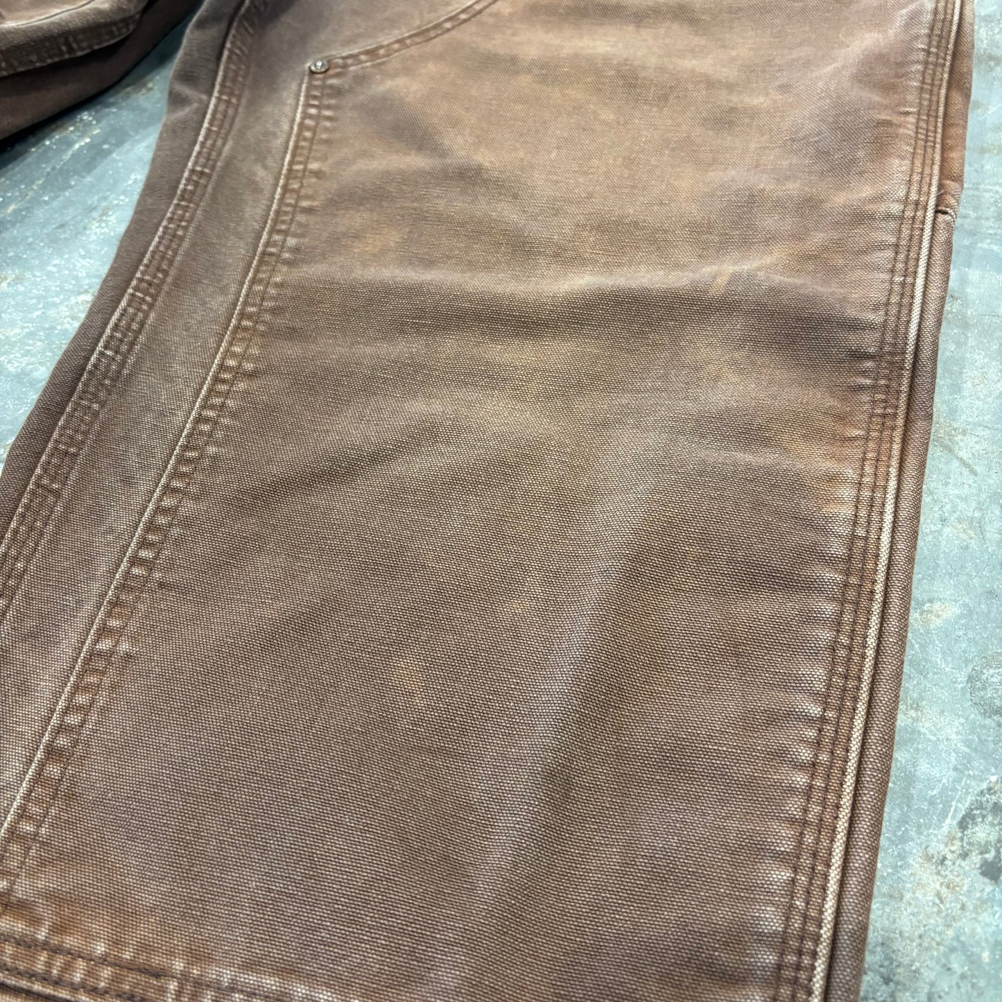 00's Carhartt カーハート ダブルニー ペインターパンツ B136 DKB ダークブラウン (W36/L30) /B3727P-SO