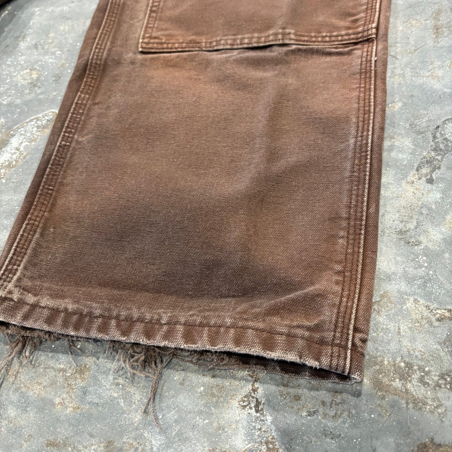 00's Carhartt カーハート ダブルニー ペインターパンツ B136 DKB ダークブラウン (W36/L30) /B3727P-SO