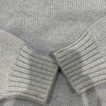 00's Lands'end ランズエンド コットンニット ドリフターセーター (L)/A8514K-SO