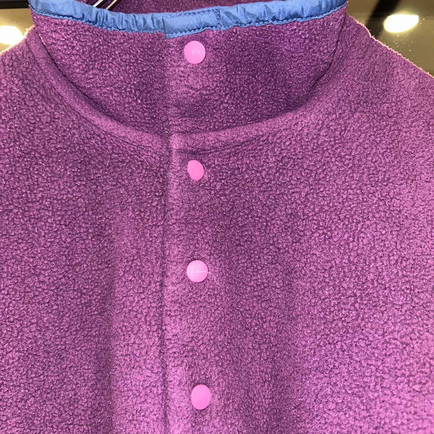 90's Patagonia パタゴニア スナップT フリースプルオーバー 紫(M)/A9013O-SO
