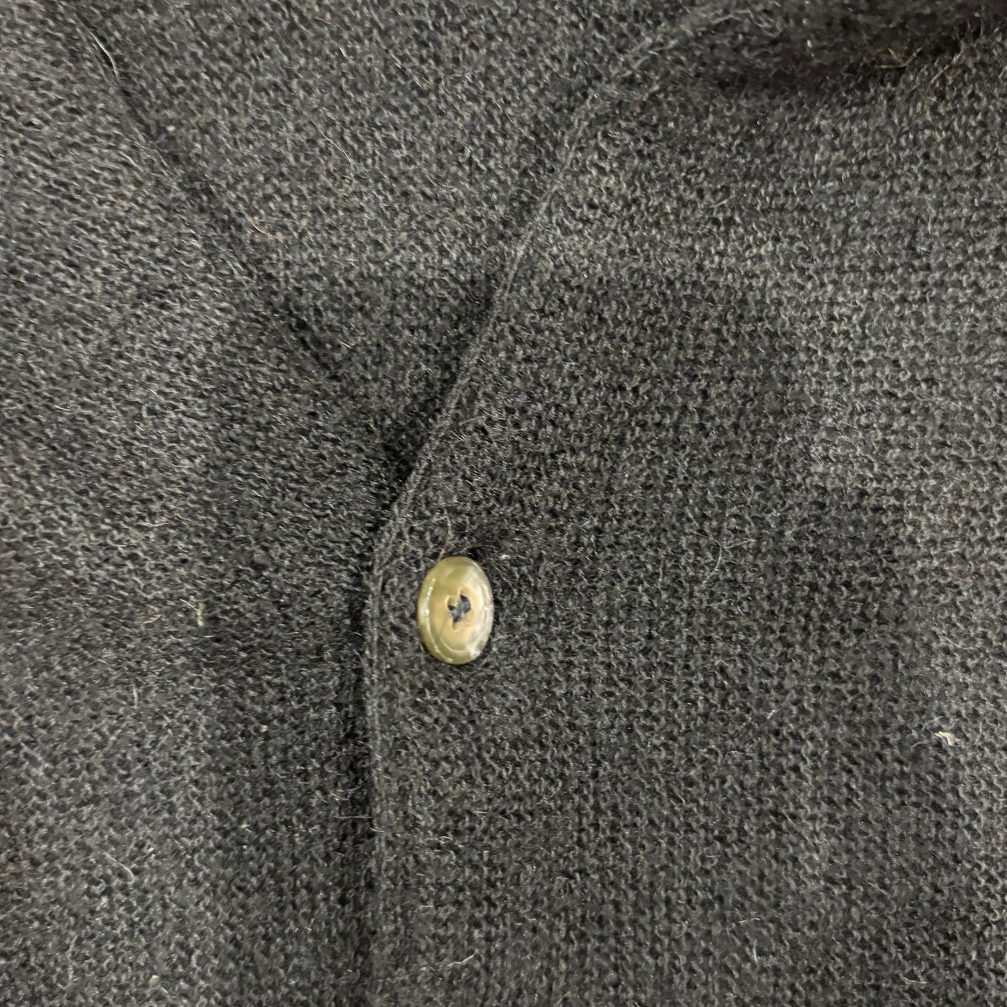 70's Arrow アルパカカーディガン 黒 (S)/A8457K-SO