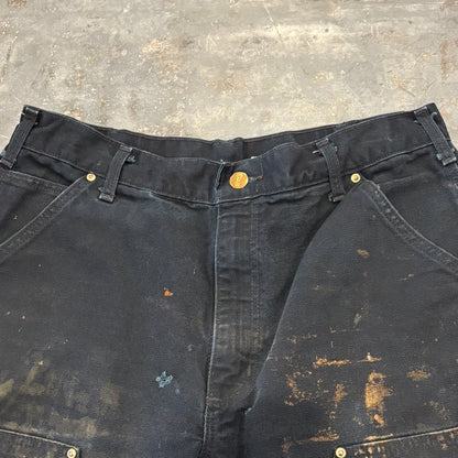 00's Carhartt カーハート ダブルニー ペインターパンツ B01 BLK ブラック (W33/L30) /B3728P-SO