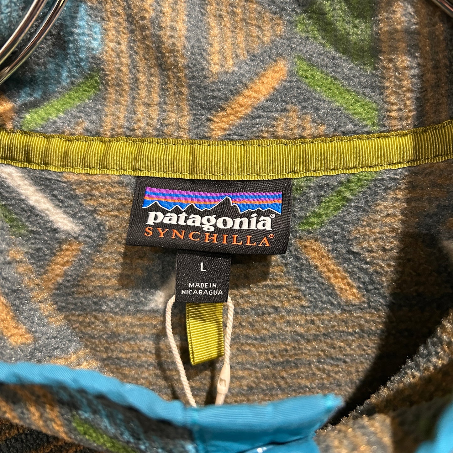Patagonia パタゴニア スナップT フリースプルオーバー 総柄 FA17(L)/A9014O-SO