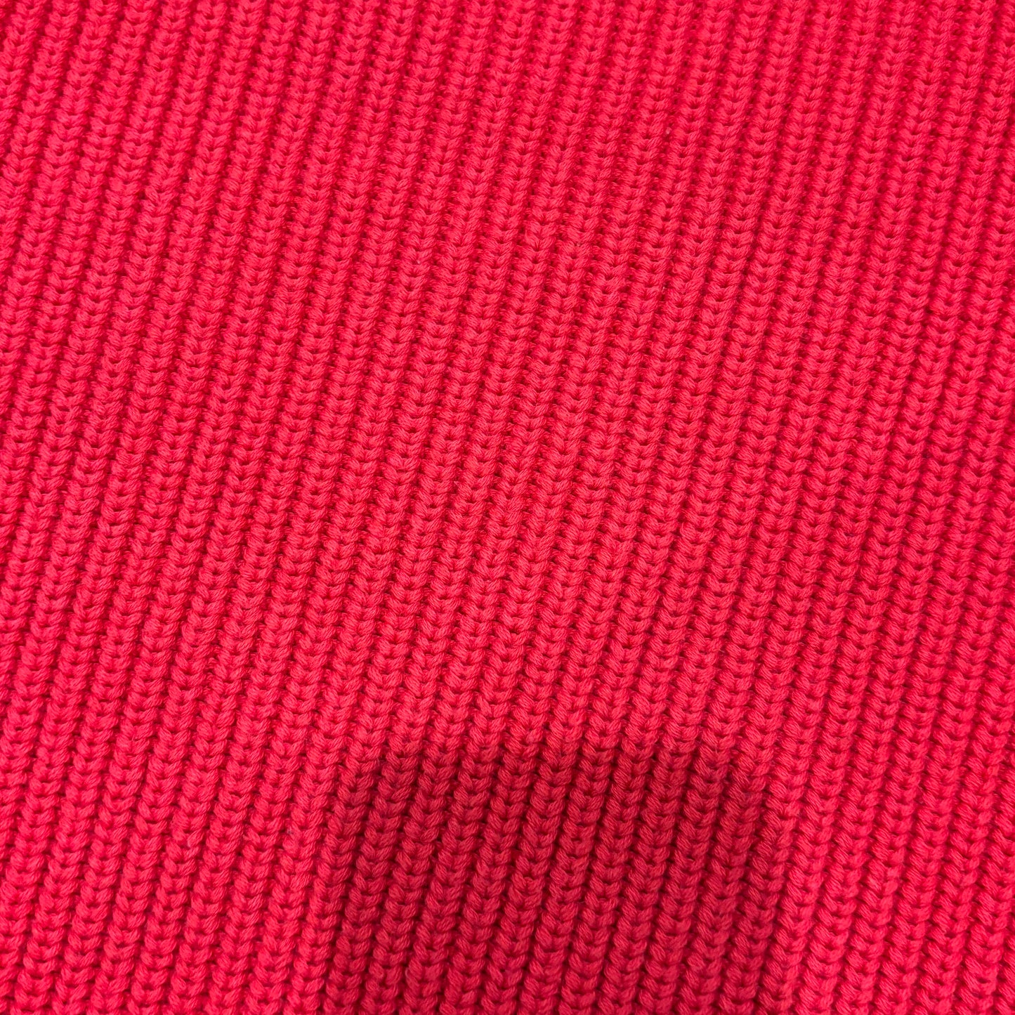 90's Lands'end ランズエンド コットンニット 赤 (M)/A8833K-SO