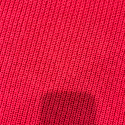 90's Lands'end ランズエンド コットンニット 赤 (M)/A8833K-SO