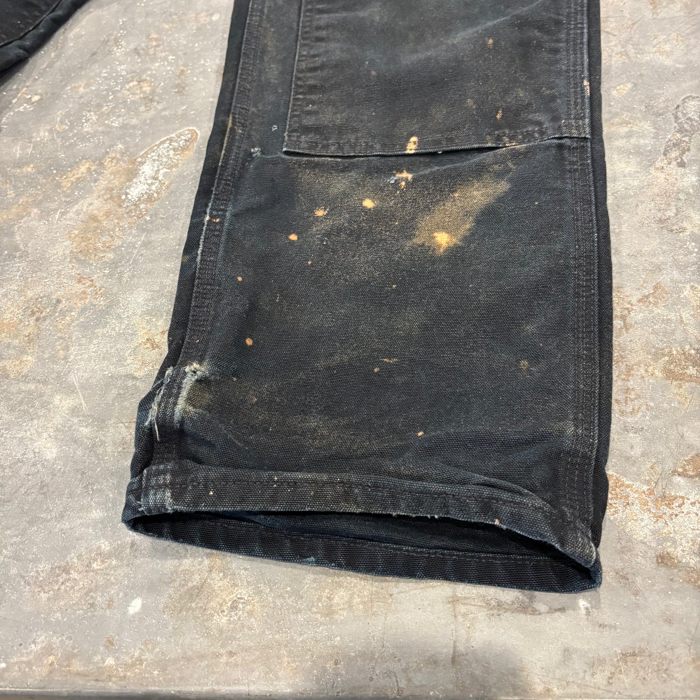 00's Carhartt カーハート ダブルニー ペインターパンツ B01 BLK ブラック (W33/L30) /B3728P-SO