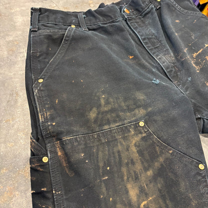 00's Carhartt カーハート ダブルニー ペインターパンツ B01 BLK ブラック (W33/L30) /B3728P-SO