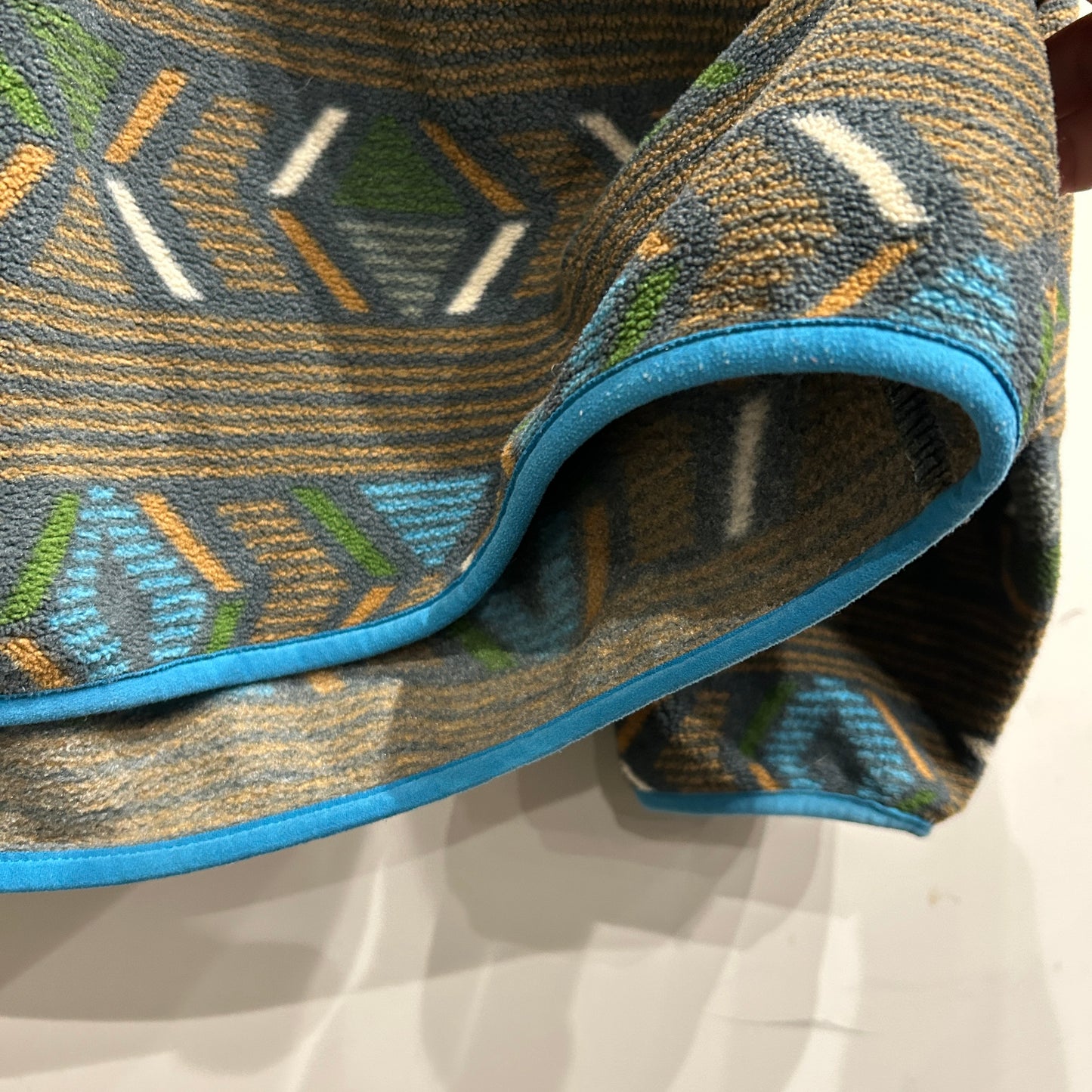 Patagonia パタゴニア スナップT フリースプルオーバー 総柄 FA17(L)/A9014O-SO