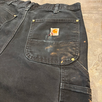 00's Carhartt カーハート ダブルニー ペインターパンツ B01 BLK ブラック (W33/L30) /B3728P-SO