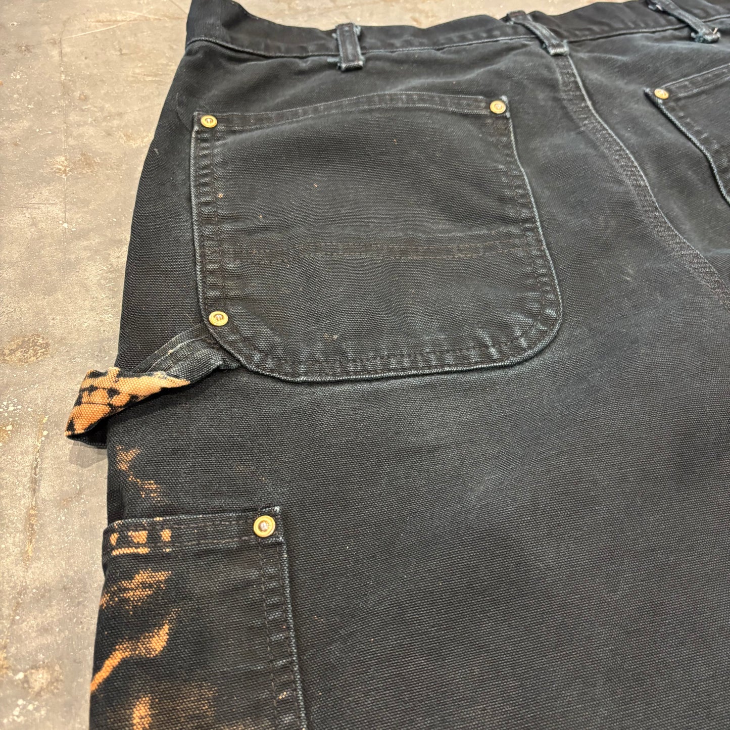 00's Carhartt カーハート ダブルニー ペインターパンツ B01 BLK ブラック (W33/L30) /B3728P-SO