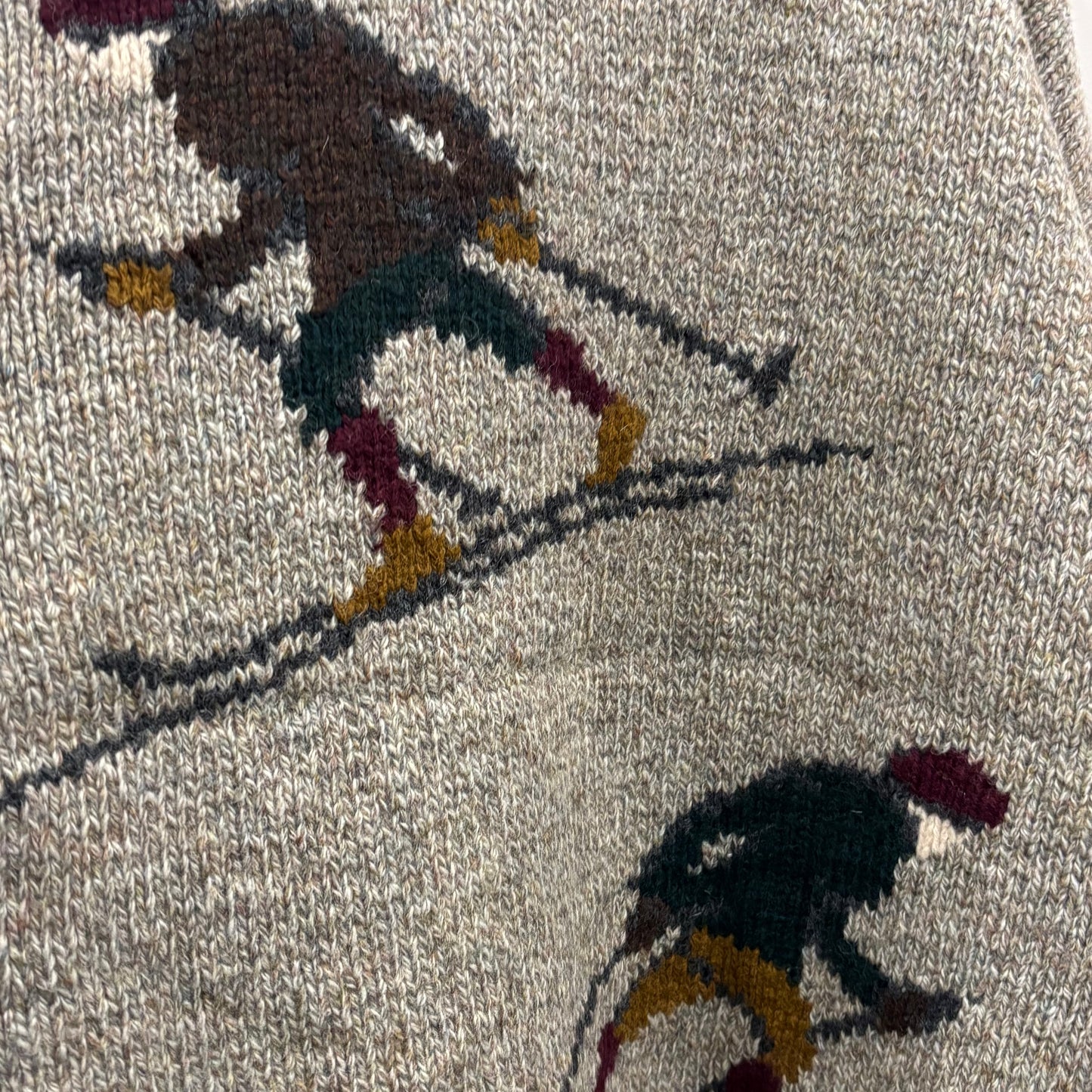 90's Banana Republic バナナリパブリック スキー ウールセーター グレー (XL)/B0593K-SO