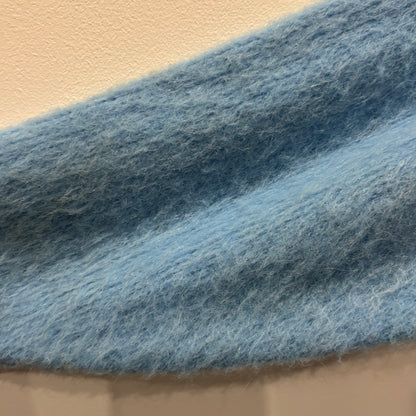 60's Campus モヘアカーディガン 白灰紺水色 (M)/A6645K-SO