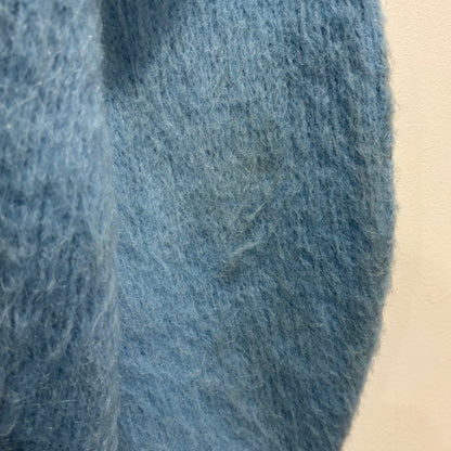 60's Campus モヘアカーディガン 白灰紺水色 (M)/A6645K-SO