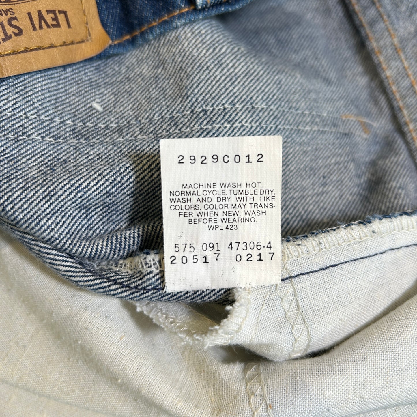 90's Levi's リーバイス 517 デニムパンツ ブーツカット インディゴ(38×30)/C1197P-SO