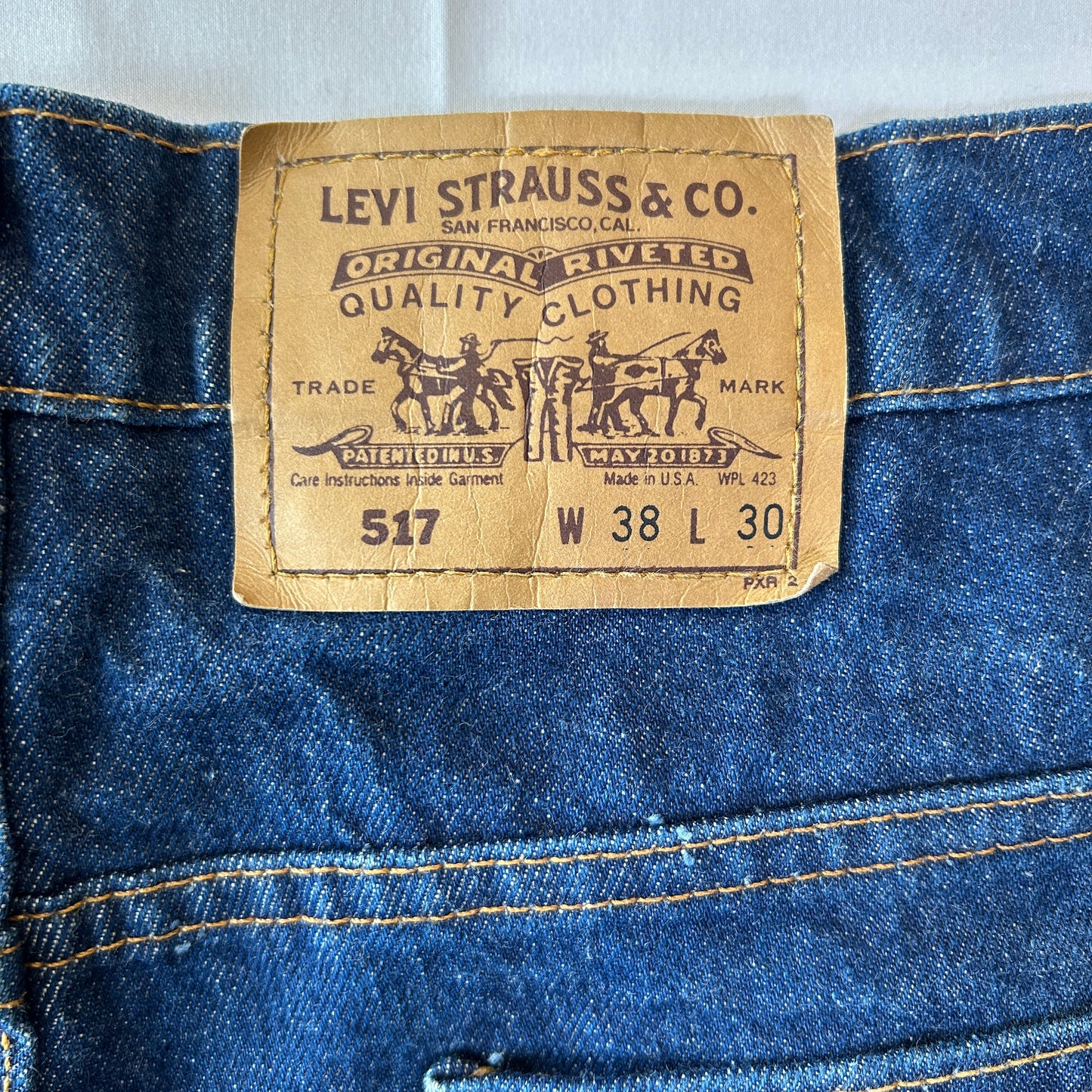 90's Levi's リーバイス 517 デニムパンツ ブーツカット インディゴ(38×30)/C1197P-SO