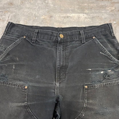 00's Carhartt カーハート ダブルニー ペインターパンツ B136 BLK ブラック (W34/L30) /B3730P-SO