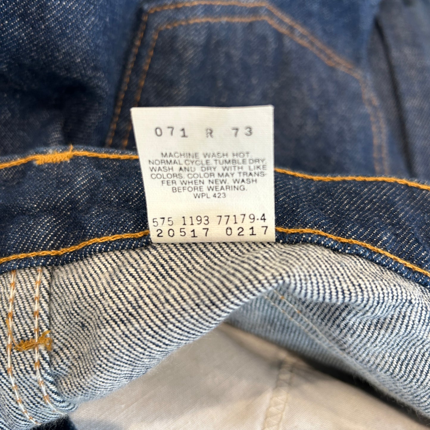 90's Levi's リーバイス 517 デニムパンツ ブーツカット 濃紺(36×30)/C1200P-SO