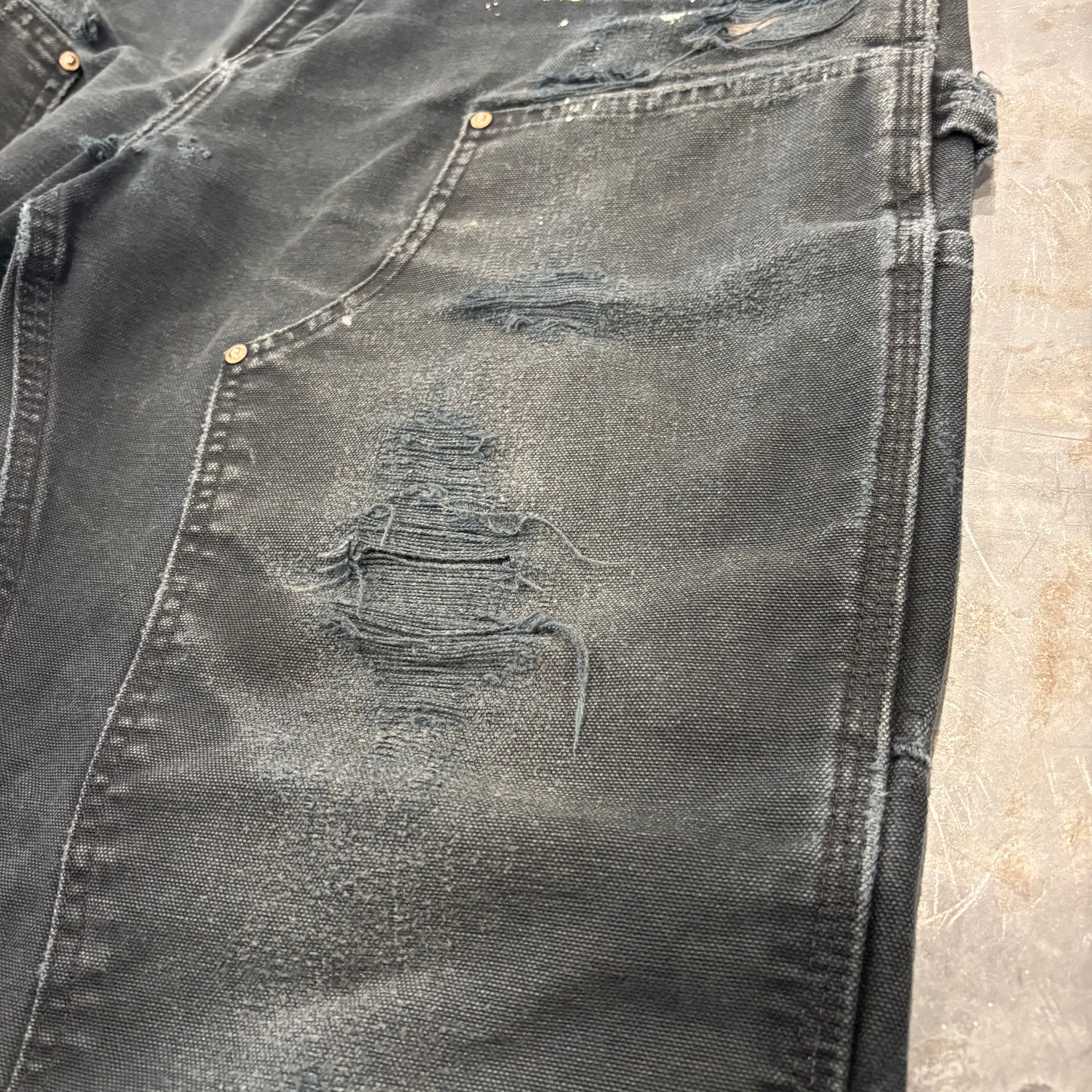 00's Carhartt カーハート ダブルニー ペインターパンツ B136 BLK ブラック (W34/L30) /B3730P-SO