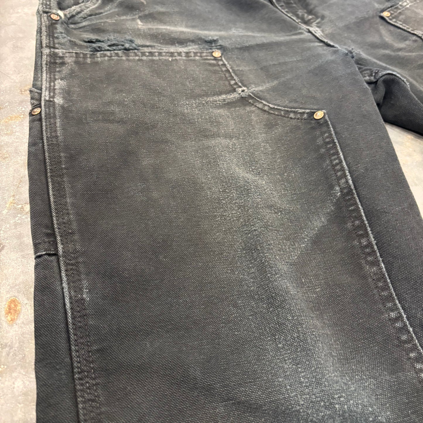 00's Carhartt カーハート ダブルニー ペインターパンツ B136 BLK ブラック (W34/L30) /B3730P-SO