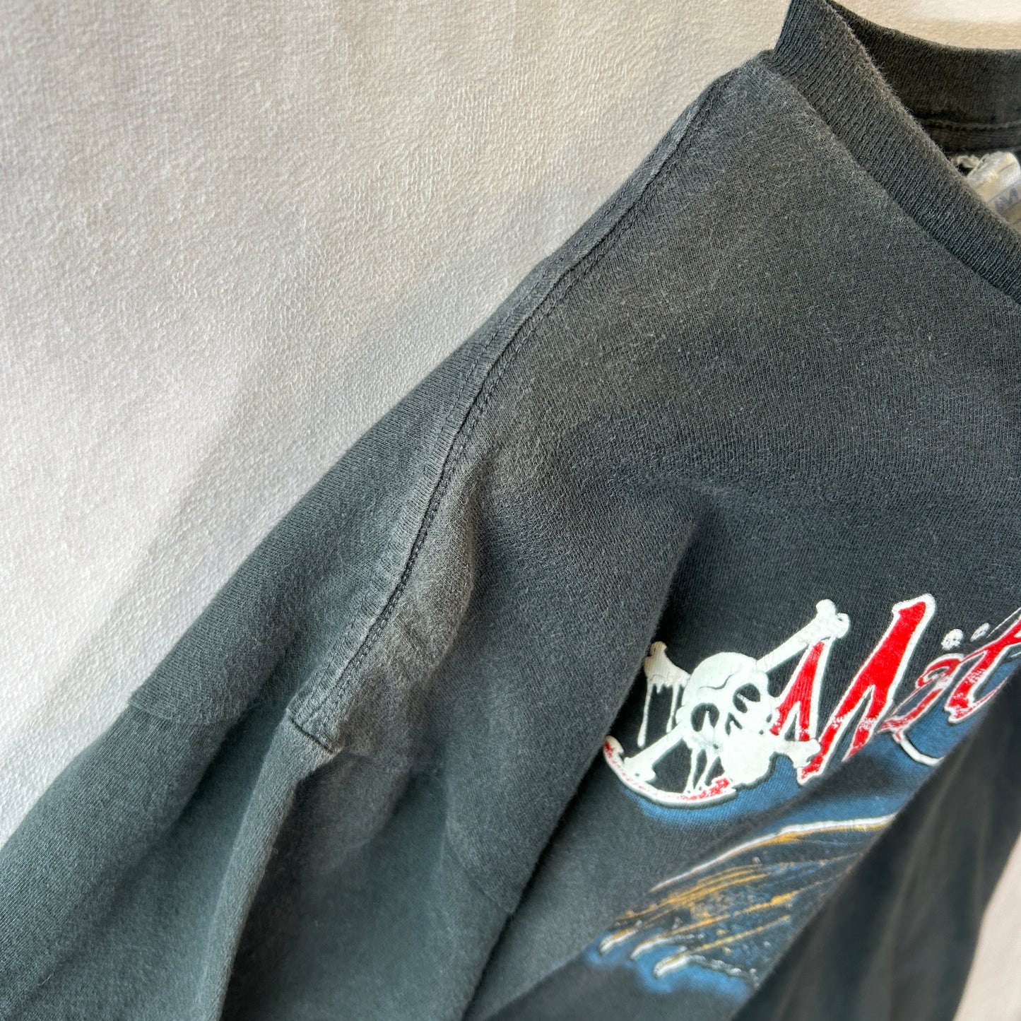 90's  Motley Crue Dr.Feel Good モトリー・クルー バンドTシャツ BROOKUM (XL)/C0620T-SO