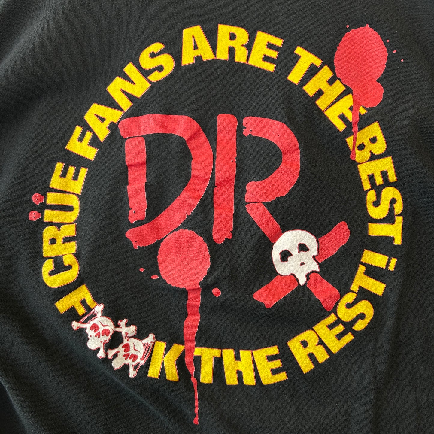 90's  Motley Crue Dr.Feel Good モトリー・クルー バンドTシャツ BROOKUM (XL)/C0620T-SO