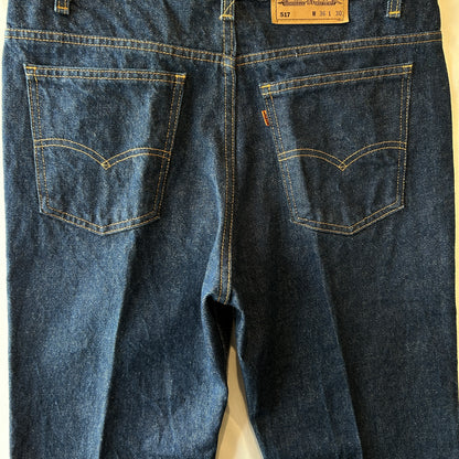 90's Levi's リーバイス 517 デニムパンツ ブーツカット 濃紺(36×30)/C1200P-SO
