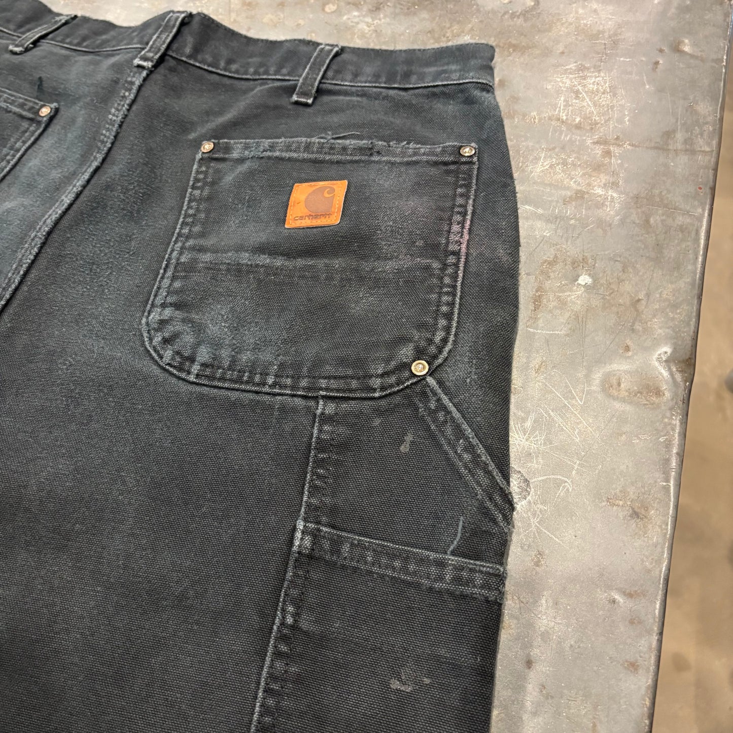 00's Carhartt カーハート ダブルニー ペインターパンツ B136 BLK ブラック (W34/L30) /B3730P-SO