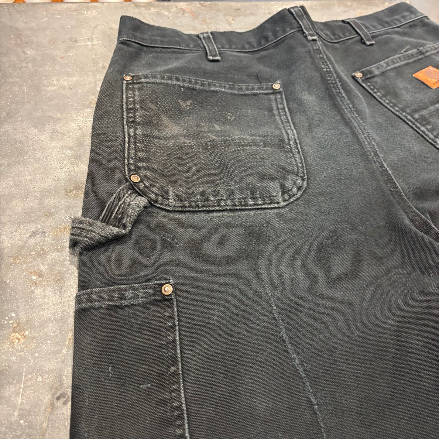 00's Carhartt カーハート ダブルニー ペインターパンツ B136 BLK ブラック (W34/L30) /B3730P-SO